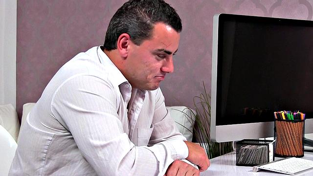 Agent Generously Offers Up Her Wet Pussy To A Big Strong Man