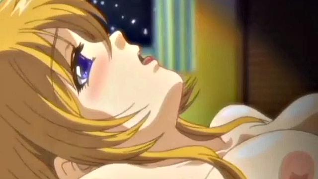 Busty anime teen gets hairy pussy fucked