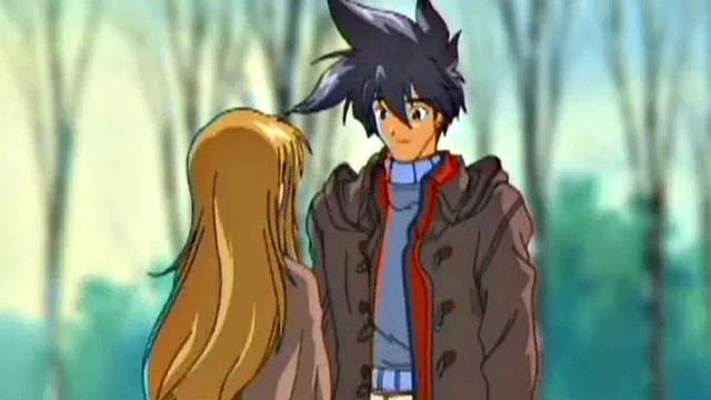 Аниме-школьница с большими сиськами получает в волосатую киску