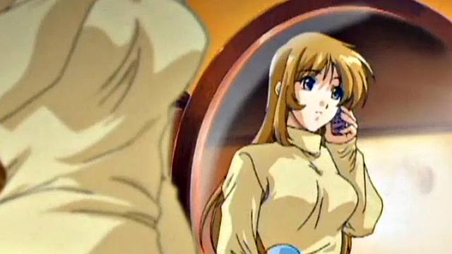 Busty anime teen gets hairy pussy fucked