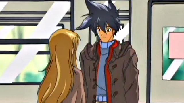 Аниме-школьница с большими сиськами получает в волосатую киску