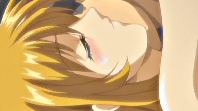 Busty anime teen gets hairy pussy fucked