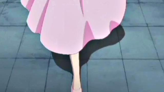 Busty anime teen gets hairy pussy fucked