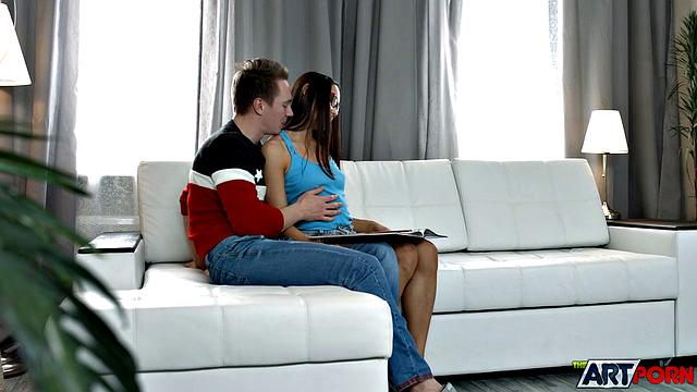 Sunny Alika in "Now you wanna kiss scene"
