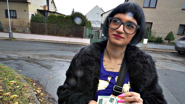 Public sex Alternative babe with POV fuck