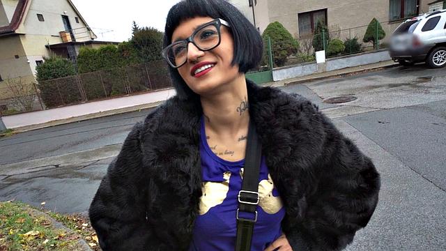 Public sex Alternative babe with POV fuck