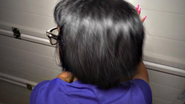 Public sex Alternative babe with POV fuck