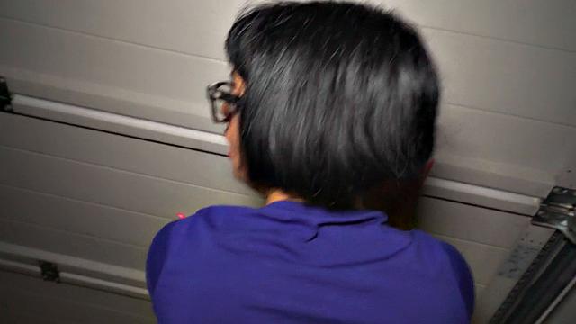 Public sex Alternative babe with POV fuck