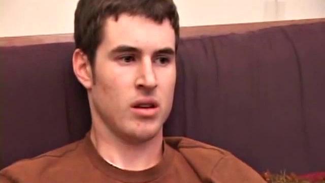 Brian Barrett pulls out his cock and starts stroking. Soon a large toy approaches and penetrates his hole. After inserting a second anal toy, Brian blows his load.