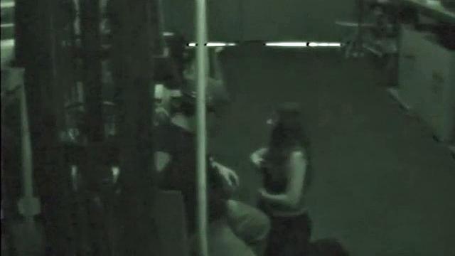 Horny construction worker sucks on cock