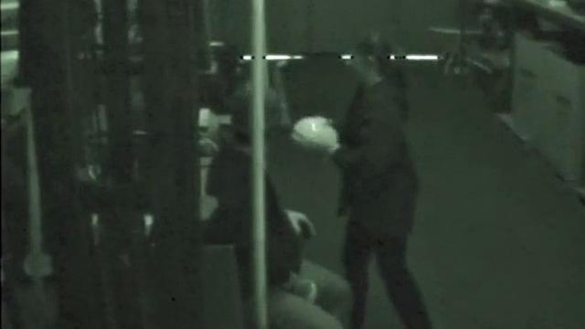 Horny construction worker sucks on cock