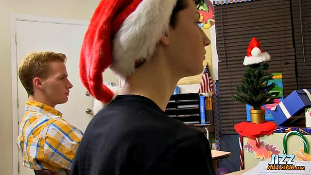Classroom Cock Riding with Teen Twinks! - Benjamin Riley And Billy London