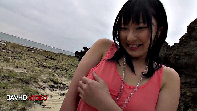 Kinky JAV Star Megumi Haruka Gives Outdoor Japanese Blowjob Fuck Fest