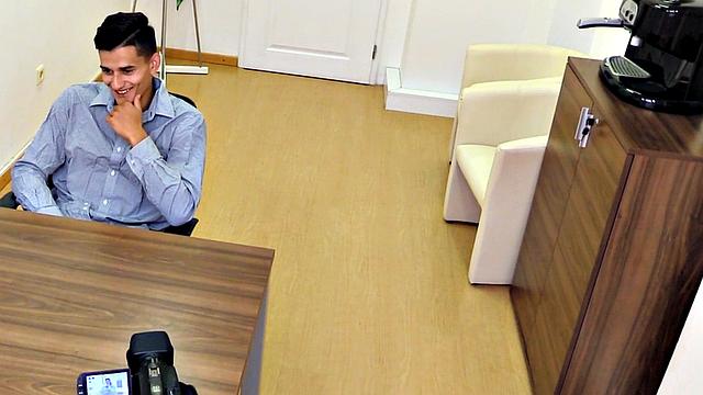 Euro bottom dude fucked in asshole by big white cock