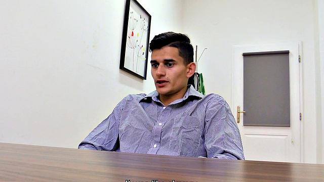 Euro bottom dude fucked in asshole by big white cock