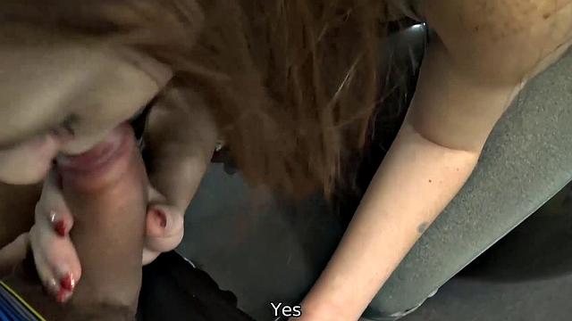 Athletic babe with a big butt gets naughty with a hunter in the gym