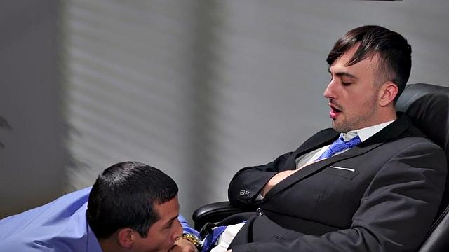 Office babe outdoor fucked in 3way with coworkers