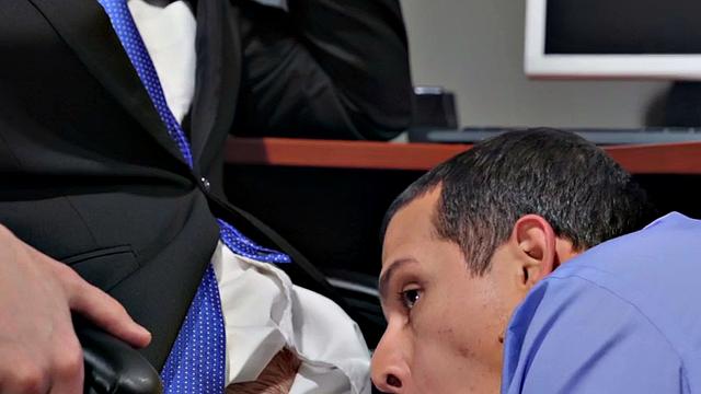 Office babe outdoor fucked in 3way with coworkers