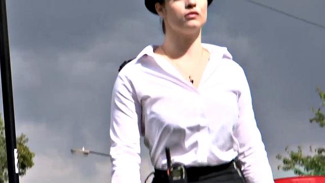 Busty British Cuntstable Lucia Love Wants It