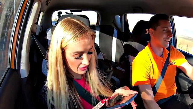 Real driving learner rides teacher's dong