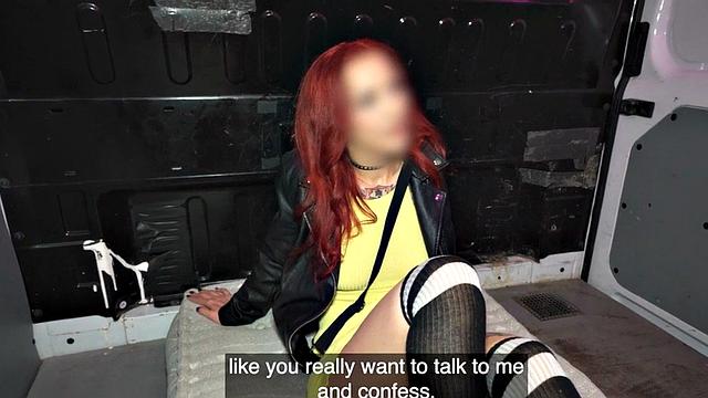 Alt bae banging fake priest in back of a van