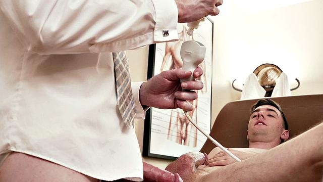 Tiny twink barebacked at the doctor's infirmary