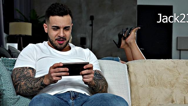 GIRLSRIMMING - Big ass blonde Chloe rimming and all fucking action