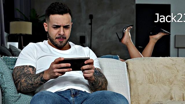 GIRLSRIMMING - Big ass blonde Chloe rimming and all fucking action