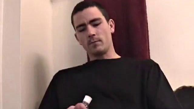 Dan gives his cock a workout-guess who finishes first?