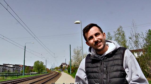 Real straight guy sucks gay cock and gets assfucked for cash