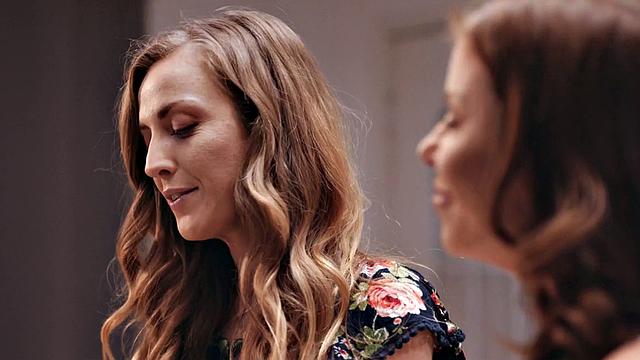 Lez BFFs enjoy rimming and pussy licking on table