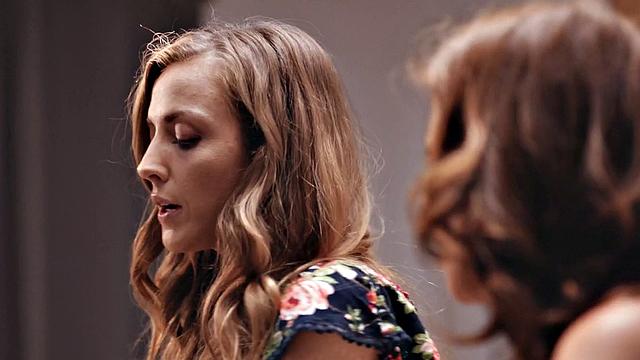 Lez BFFs enjoy rimming and pussy licking on table