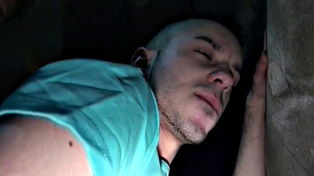 Amateur sling bottom with sneaker fetish gets fucked