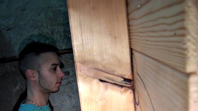 Amateur sling bottom with sneaker fetish gets fucked