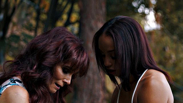 ADULT TIME - Lesbian MILF Syren De Mer Enjoys Romantic Breakup With Teen Lover Alexis Tae 