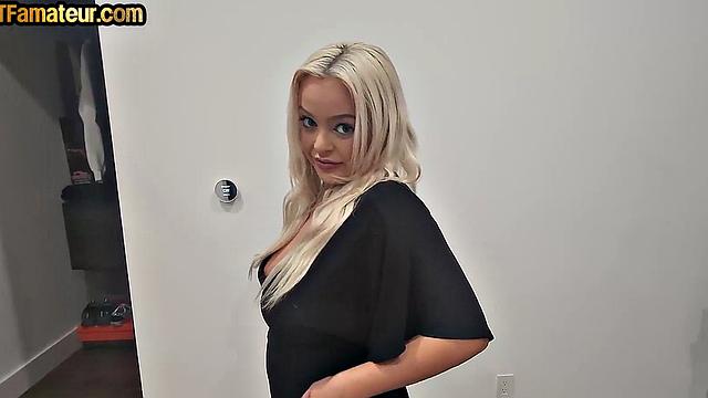 DTF busty MILF with big natural tits smashed in POV