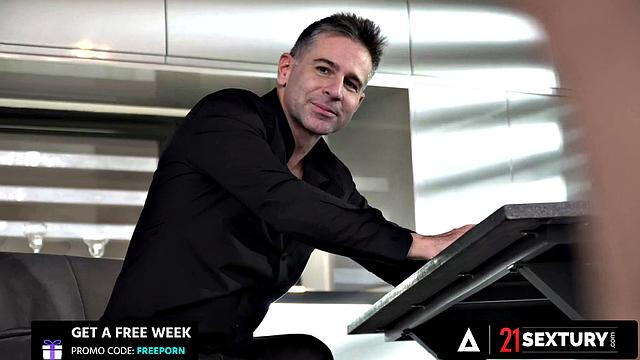 21 SEXTURY - Naughty Jessy Jey Turns Corporate Meeting Into Hot Threesome Affair