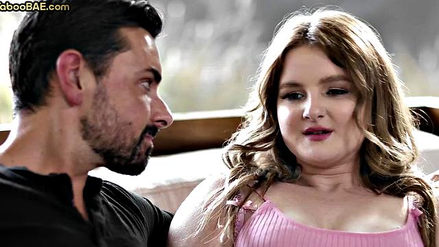 Big booty babe deepthroating lover