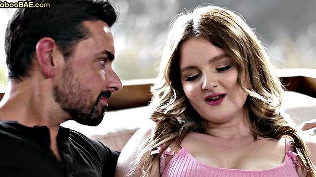 Big booty babe deepthroating lover