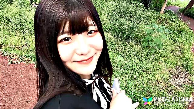 Madoka Watanabe is a student looking for some fun today at Tenshigao