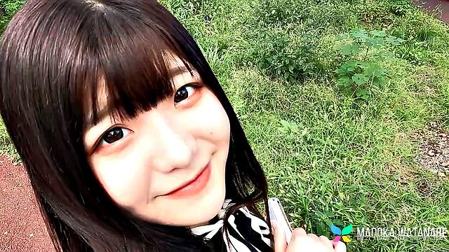 Madoka Watanabe is a student looking for some fun today at Tenshigao