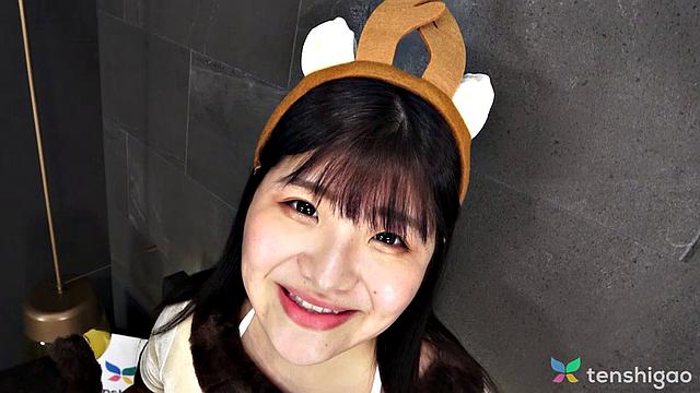 Madoka Watanabe is a student looking for some fun today at Tenshigao