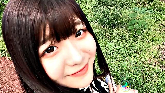 Madoka Watanabe is a student looking for some fun today at Tenshigao