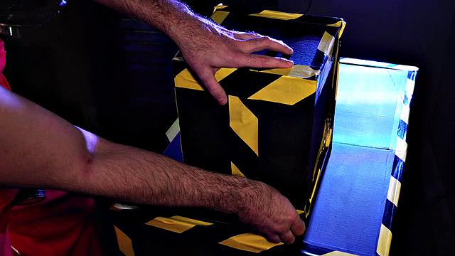 Tyten's bald pussy gets licked and fucked in reverse cowgirl standing doggystyle