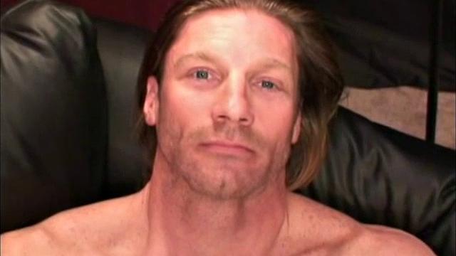 Scott is a gorgeous man, with a well built body. Accept for those tattoos, he's worthy of a Calvin Klein mdeling position. But there is something not right with him. It took four meetings to get these two sessions on video.