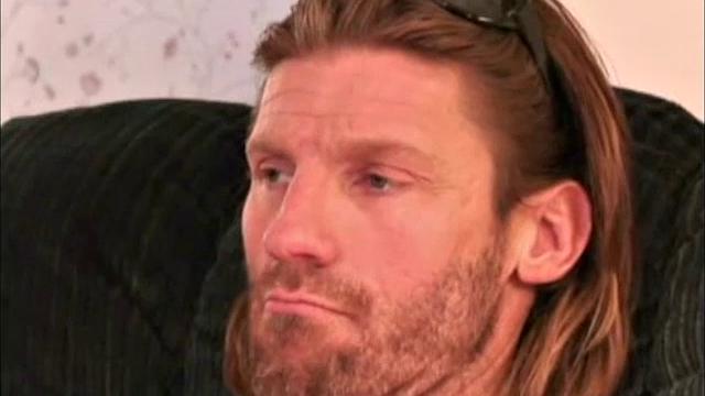 Scott is a gorgeous man, with a well built body. Accept for those tattoos, he's worthy of a Calvin Klein mdeling position. But there is something not right with him. It took four meetings to get these two sessions on video.