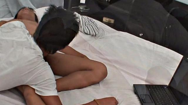 Real amateur twink fucked by his BF after beach day