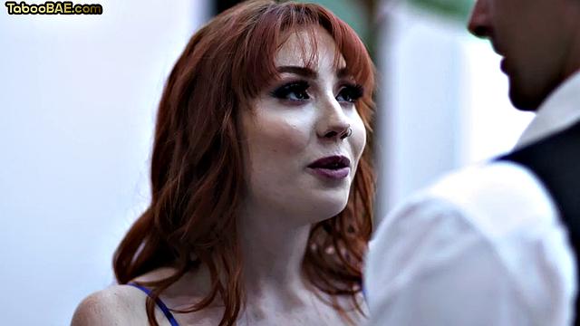 Stunning redhead doggyfucked by BF