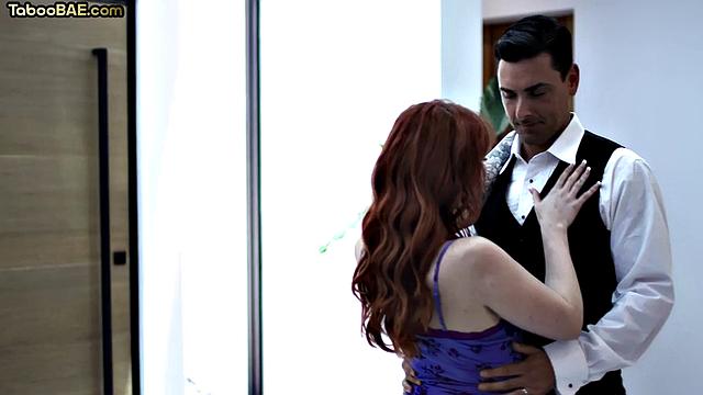 Stunning redhead doggyfucked by BF