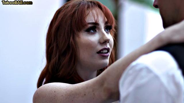 Stunning redhead doggyfucked by BF